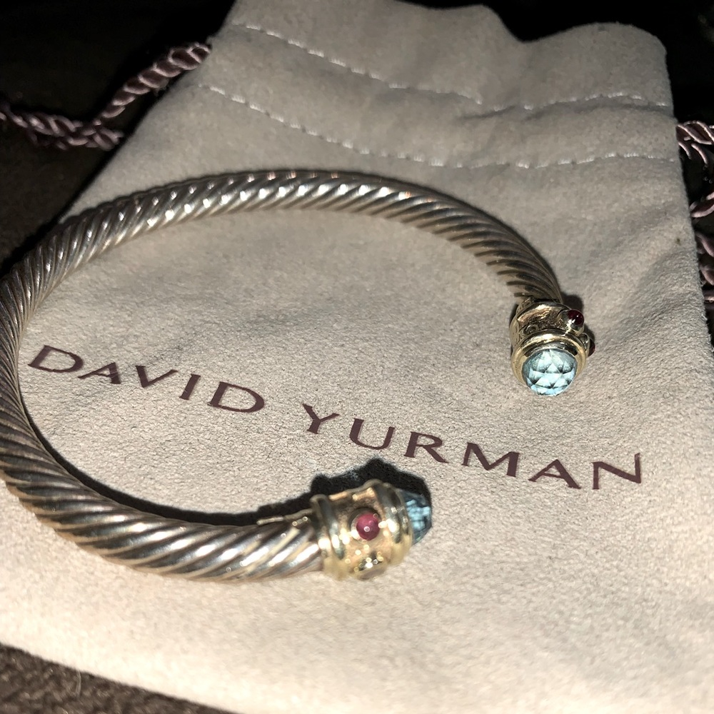 DAVID YURMAN blue topaz bracelet